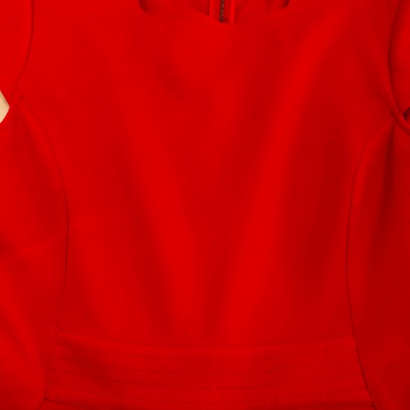 Ted Baker Red Midi Dress - Picture 3 of 8